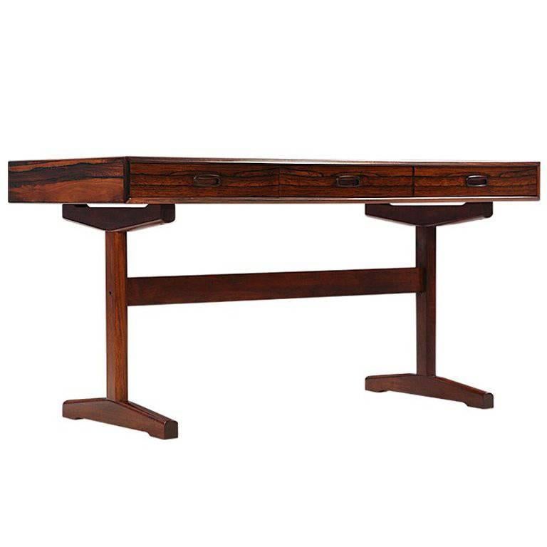 Norwegian Rosewood Writing Desk at 1stDibs rosewood secretary desk