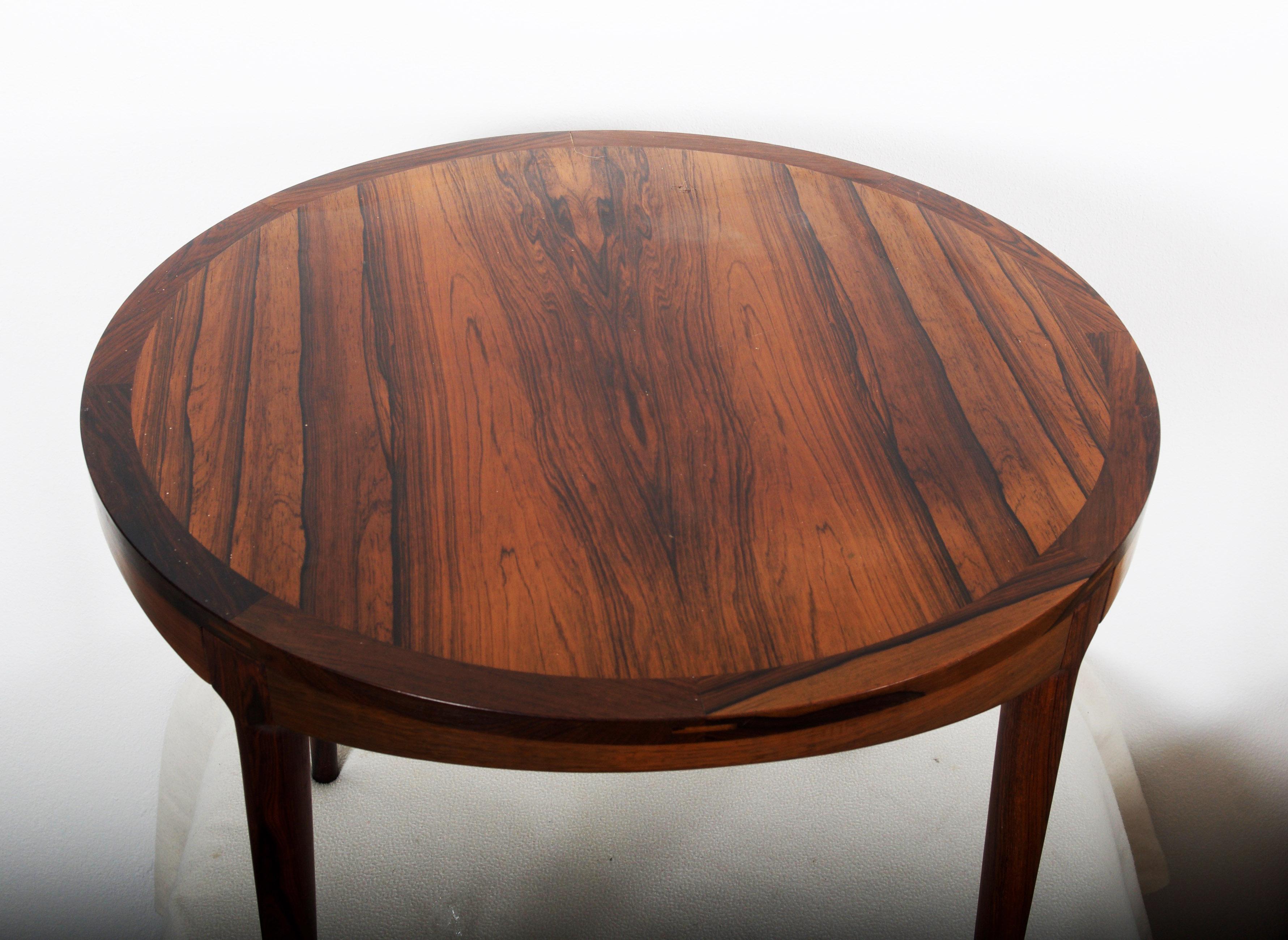 Hardwood Norwegian Side Table by Haug Snekkeri for Bruksbo For Sale