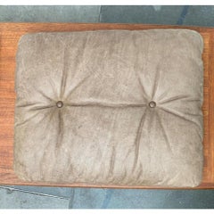 Norwegischer Siesta-Loungesessel mit Ottomane und Lederkissen von Ingmar Relling