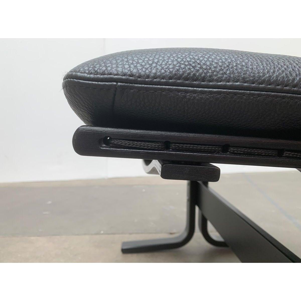 Norwegian Siesta Lounge Chair Ottomane Footstool by Ingmar Relling for Rybo For Sale 4