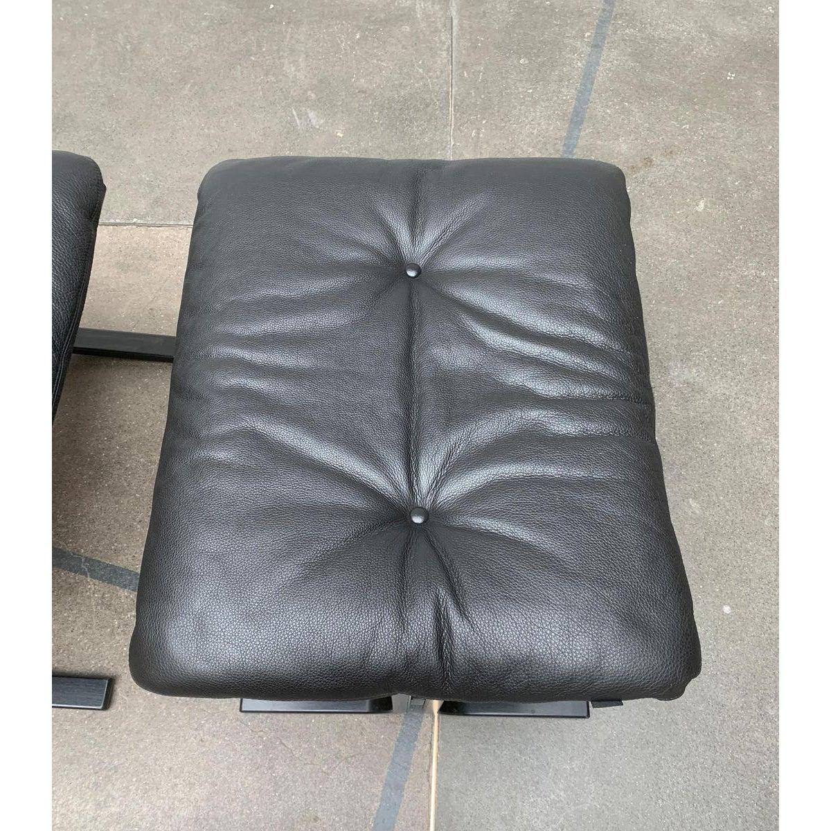 Norwegian Siesta Lounge Chair Ottomane Footstool by Ingmar Relling for Rybo For Sale 3