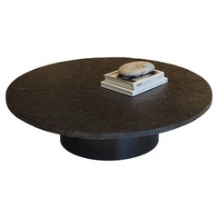 Norwegian slate stone coffee table