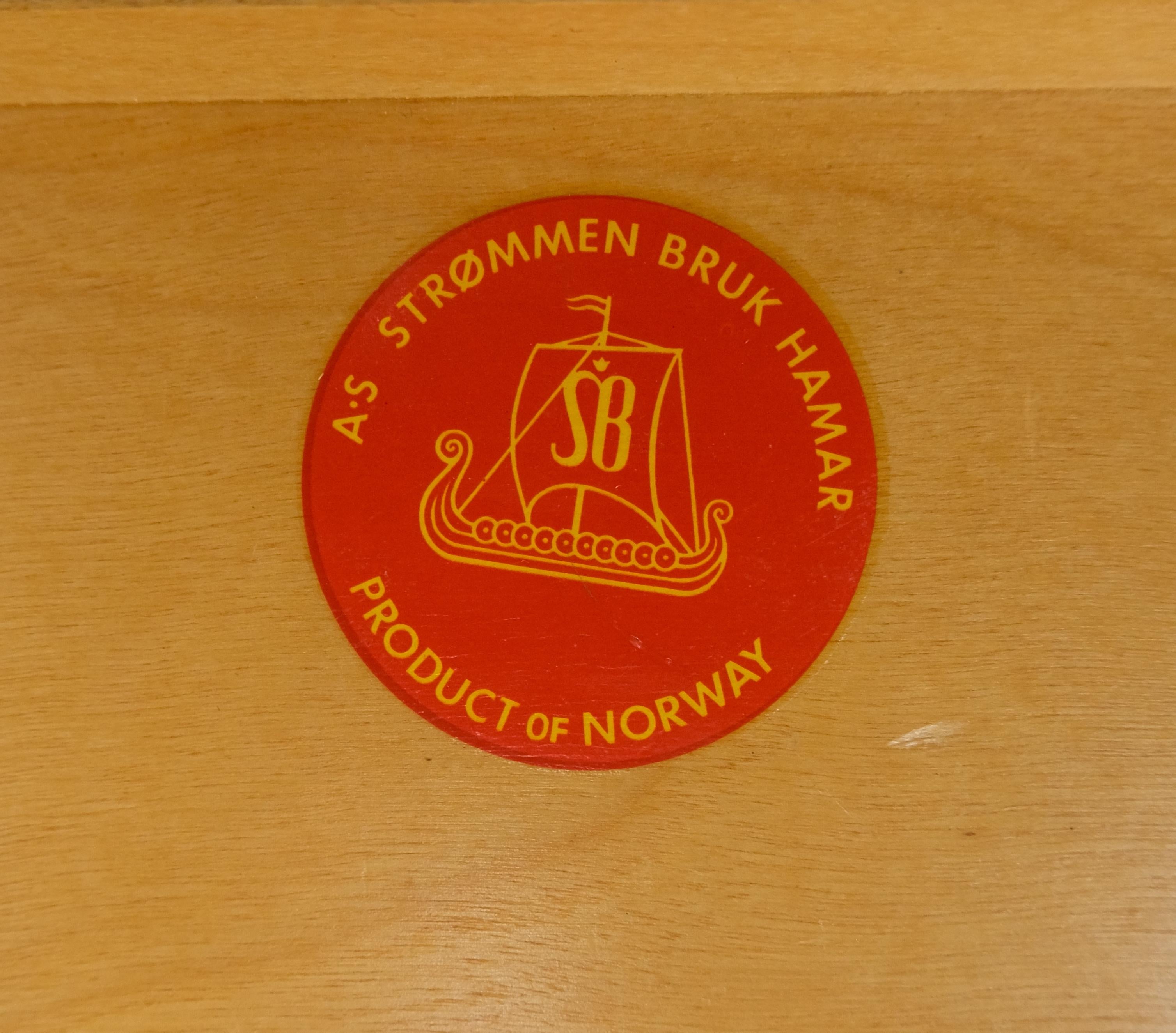 Organizzatore per stand da cucito espandibile in betulla massiccia norvegese Made in Norway MINT in vendita 1