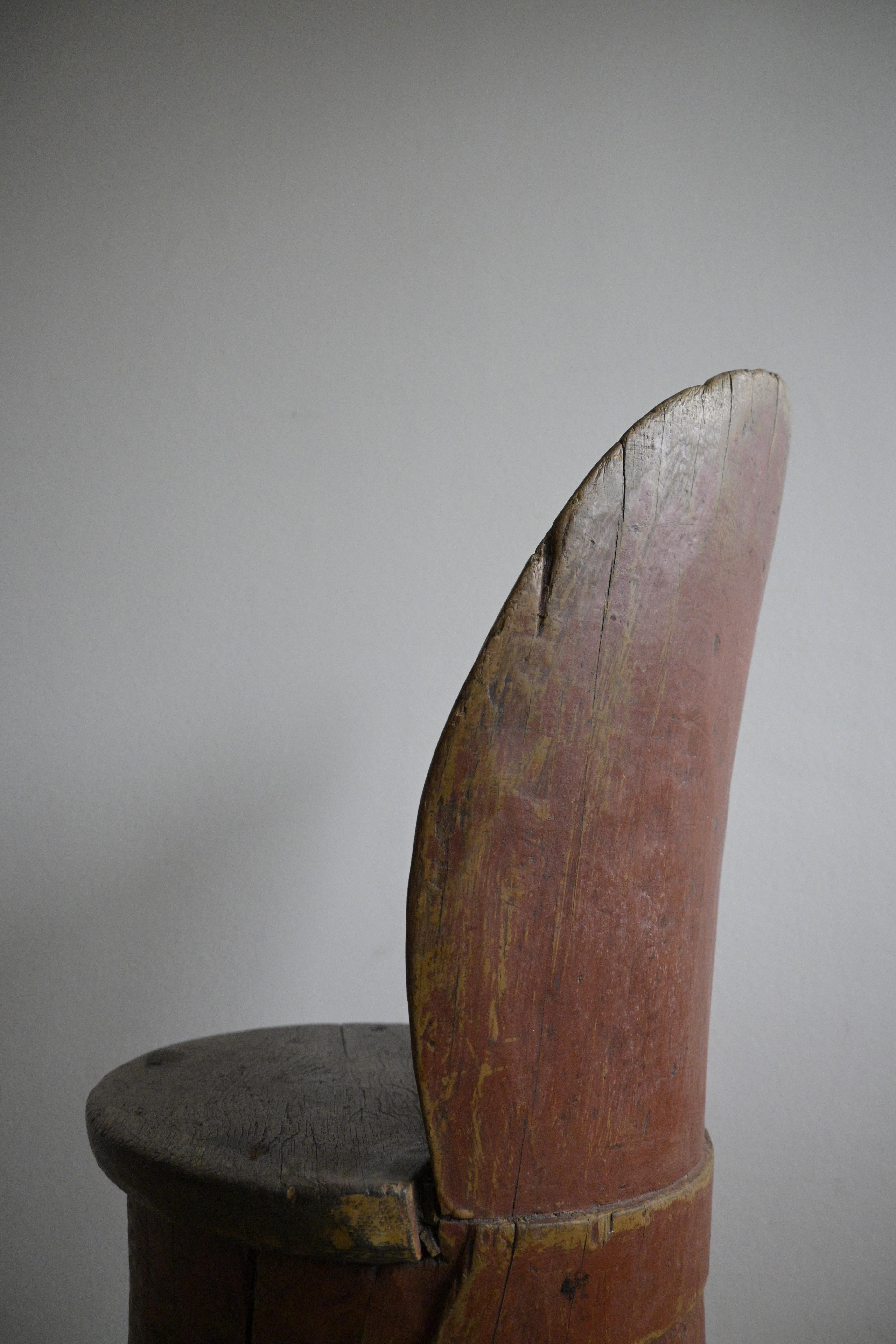 Norwegian Stump Chair 1860-1880 For Sale 3