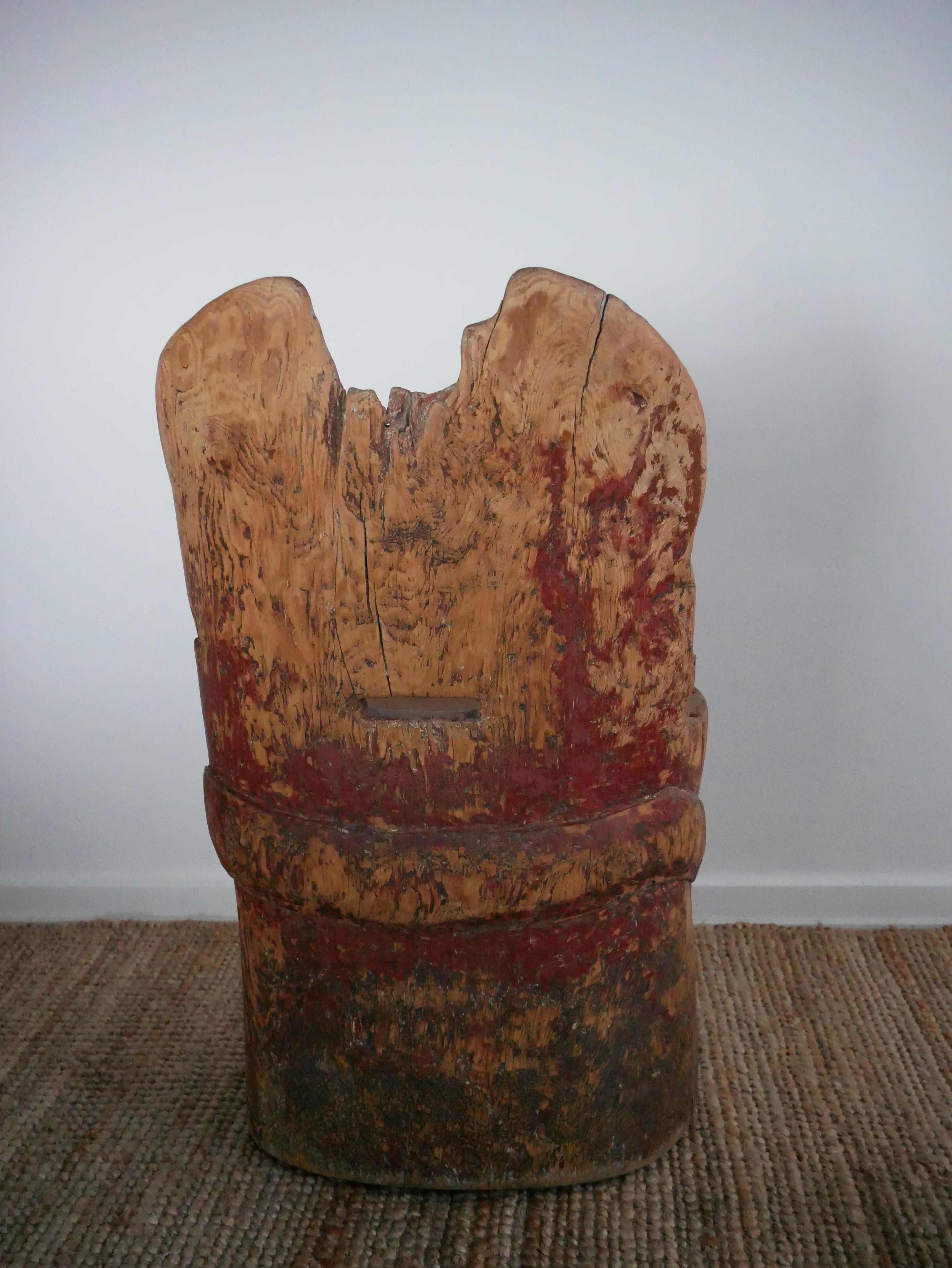 Silla noruega Stump ca 1820s siglo XIX en venta
