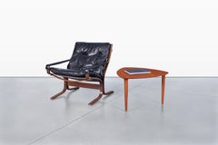 Norwegian Teak “Guitar Pick” Side Table by Rolf Rastad and Adolf Relling