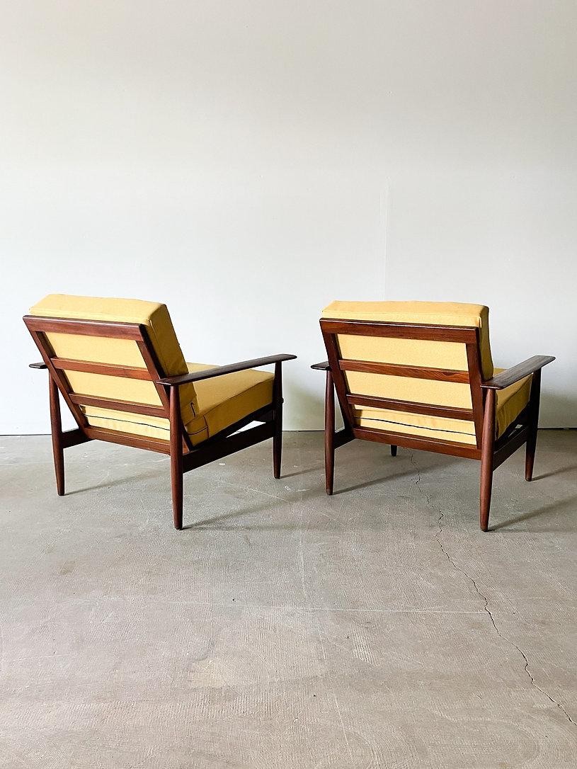 Mid-Century Modern Norwegian Teak Lounge Chairs