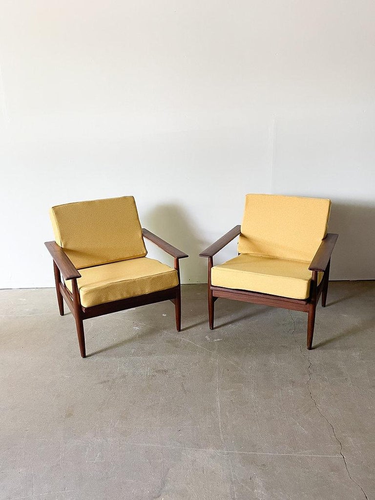 Norwegian Teak Lounge Chairs For Sale 1