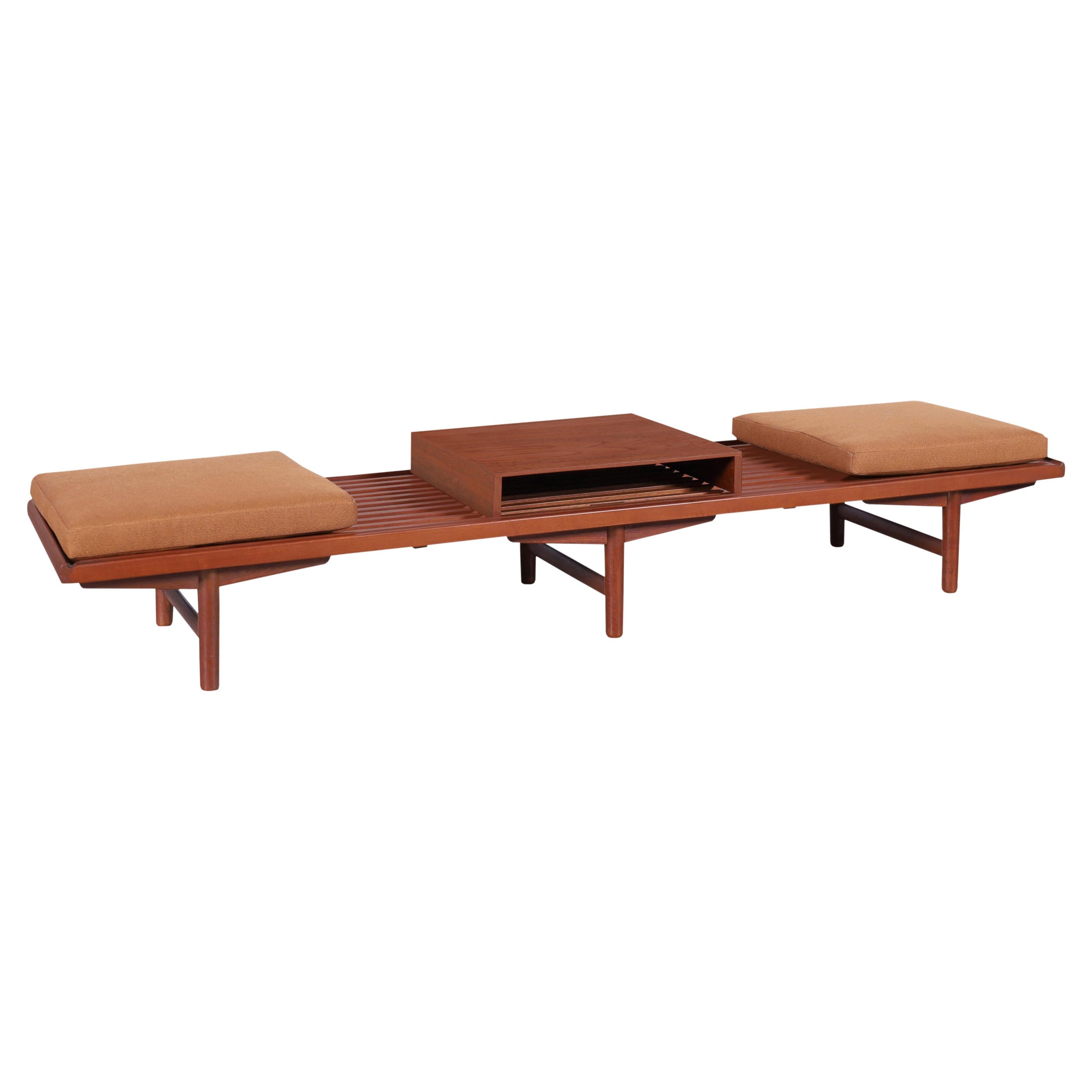 Norwegian Teak Modular Bench/Coffee Table by Gerhard Berg for Westnofa