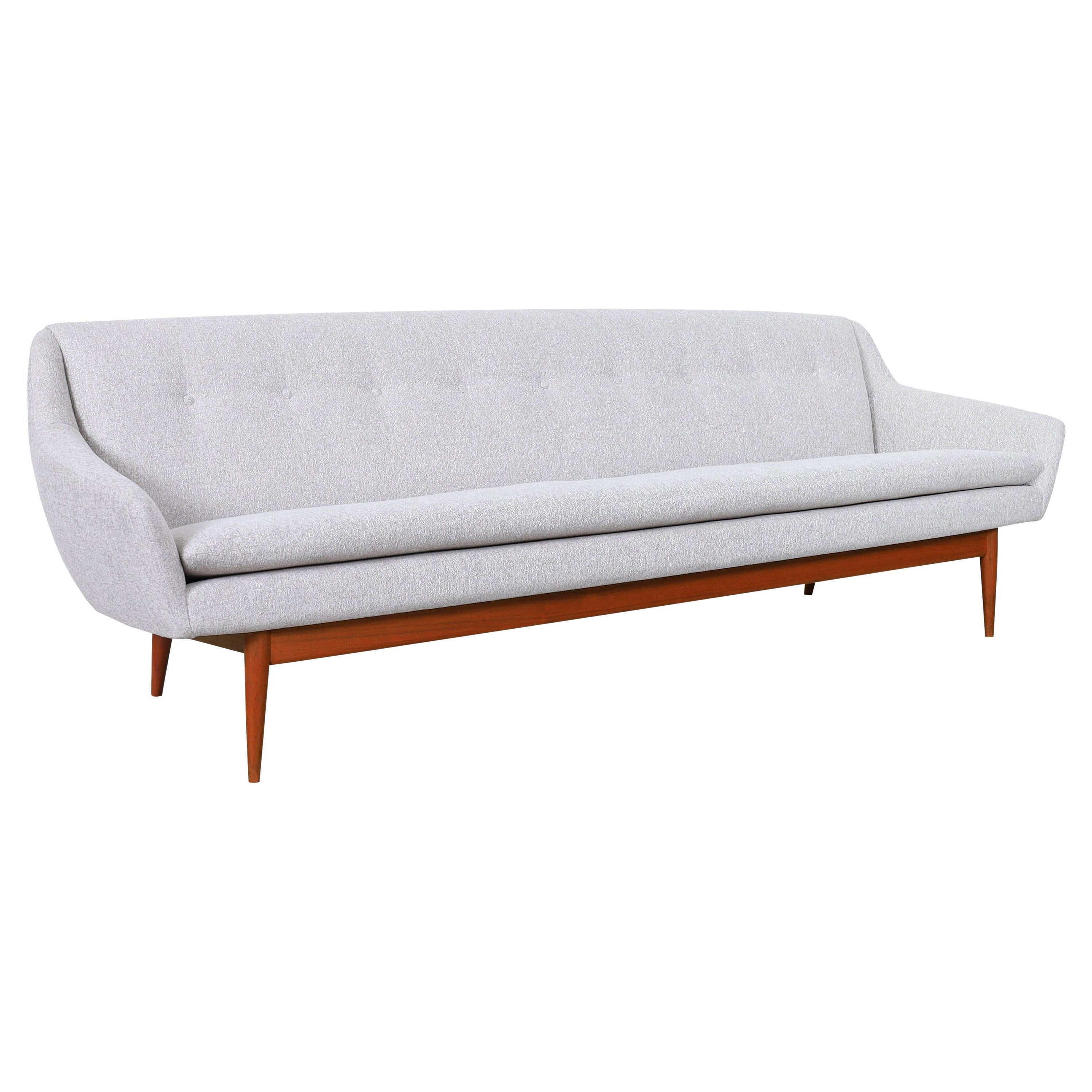 Norwegian Teak Sofa by Gerhard Berg for LK Hjelle For Sale