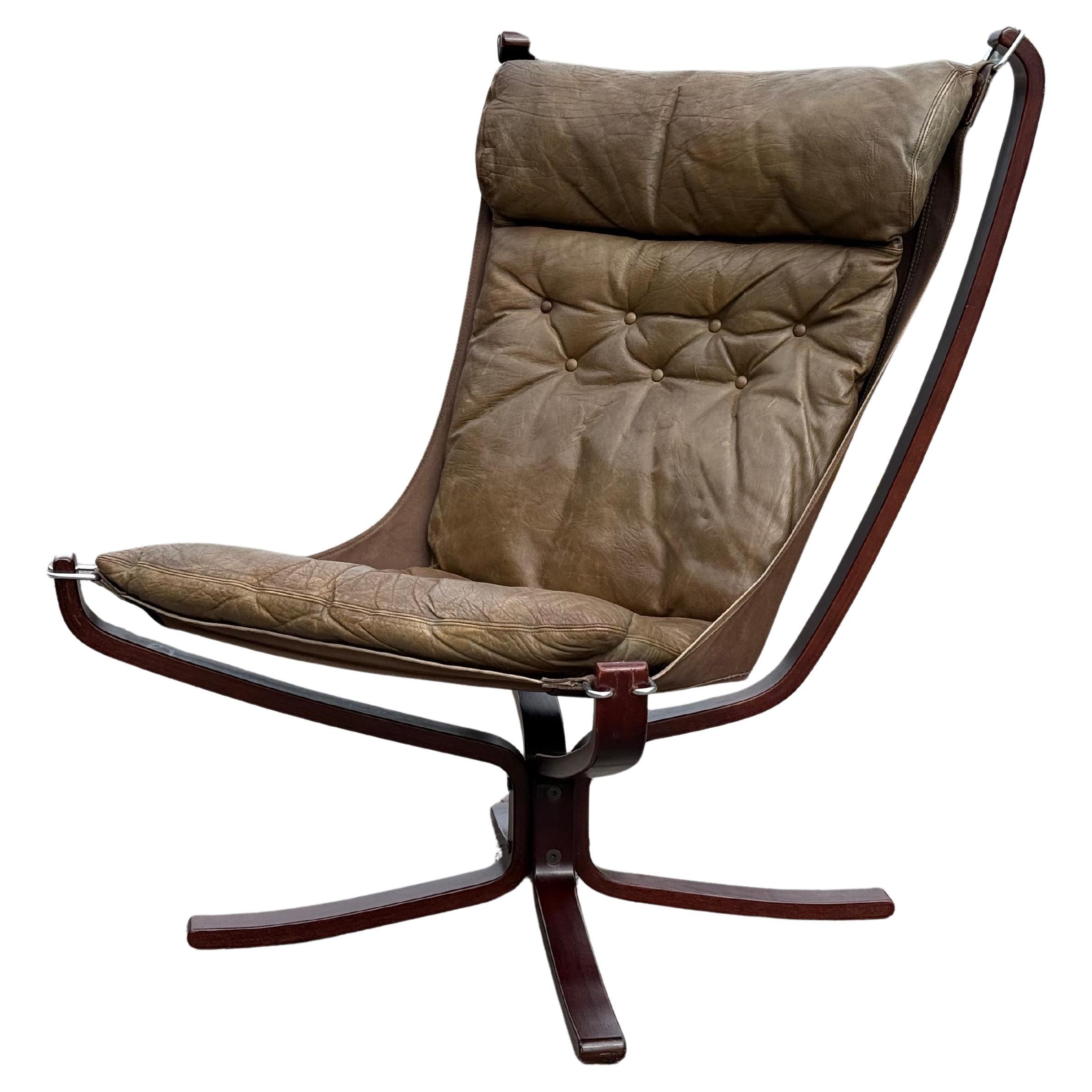 Norwegian Vintage Falcon Chair by Sigurd Ressell for Vatne Møbler, 1970s