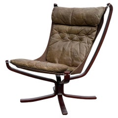 Norwegian Vintage Falcon Chair by Sigurd Ressell for Vatne Møbler, 1970s