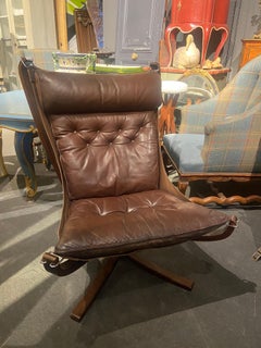 Norwegian Vintage Falcon Lounge Chair by Sigurd Ressell for Vatne Møbler, 1960s