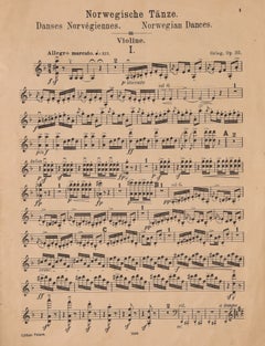 Norwegian Violin Score
