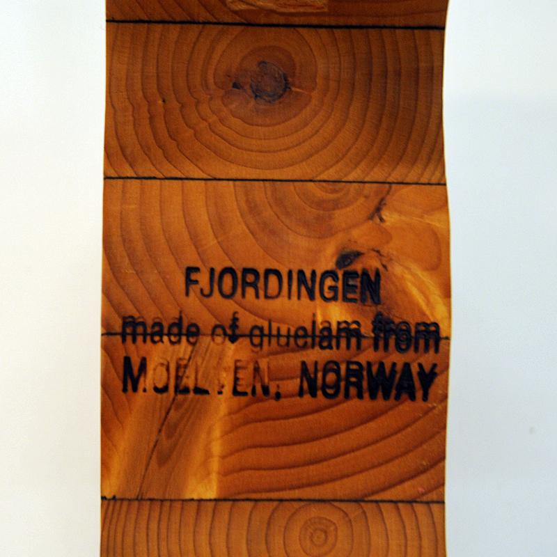 Norwegian Wood Horse Figurine Fjordingen, 1980s 1