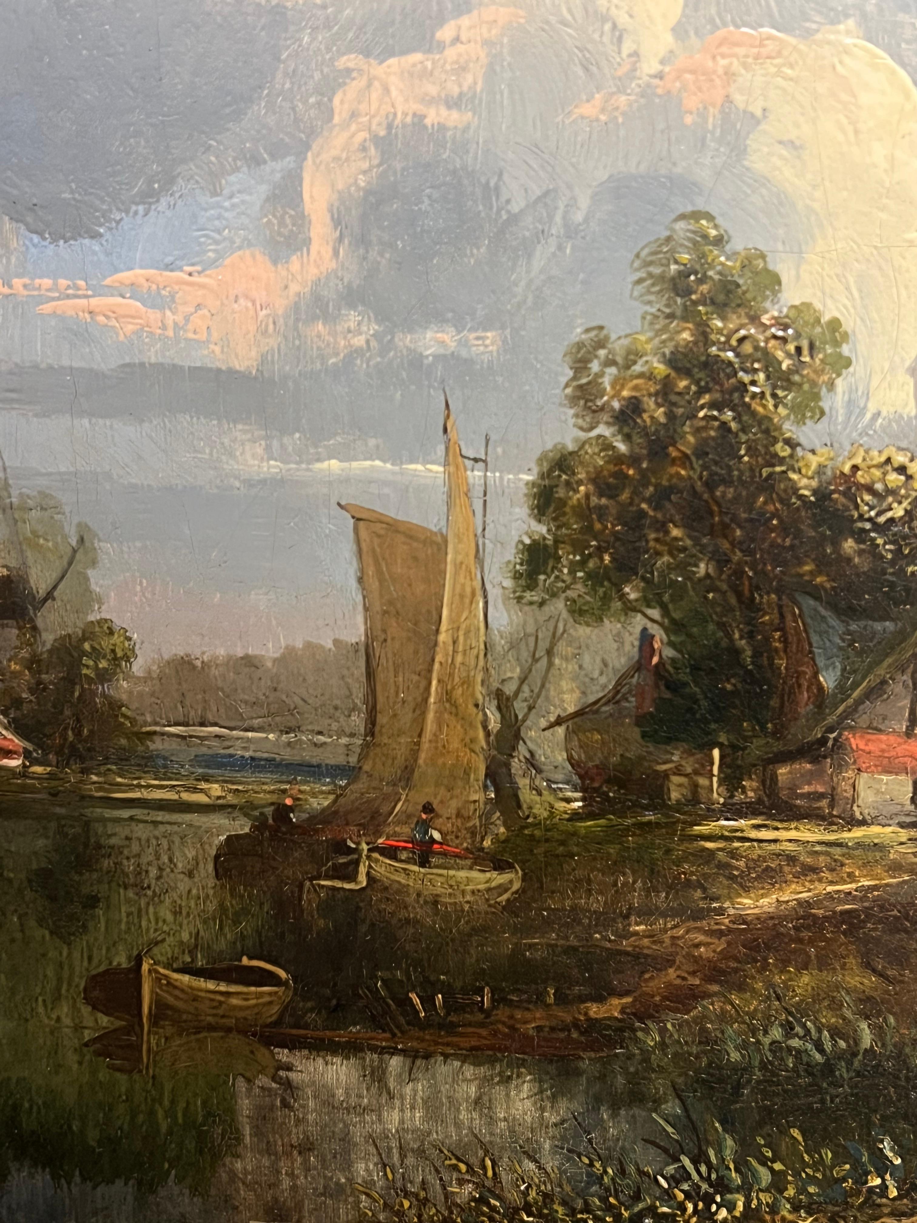 Paisaje fluvial
English School, mediados del siglo XIX
Círculo de Joseph Paul (n.1804)
óleo sobre lienzo, enmarcado
Enmarcado: 14 x 17,5 pulgadas
Lienzo 10 x 14,5 pulgadas
Procedencia: colección privada, Inglaterra
Estado: muy buen estado

Para más