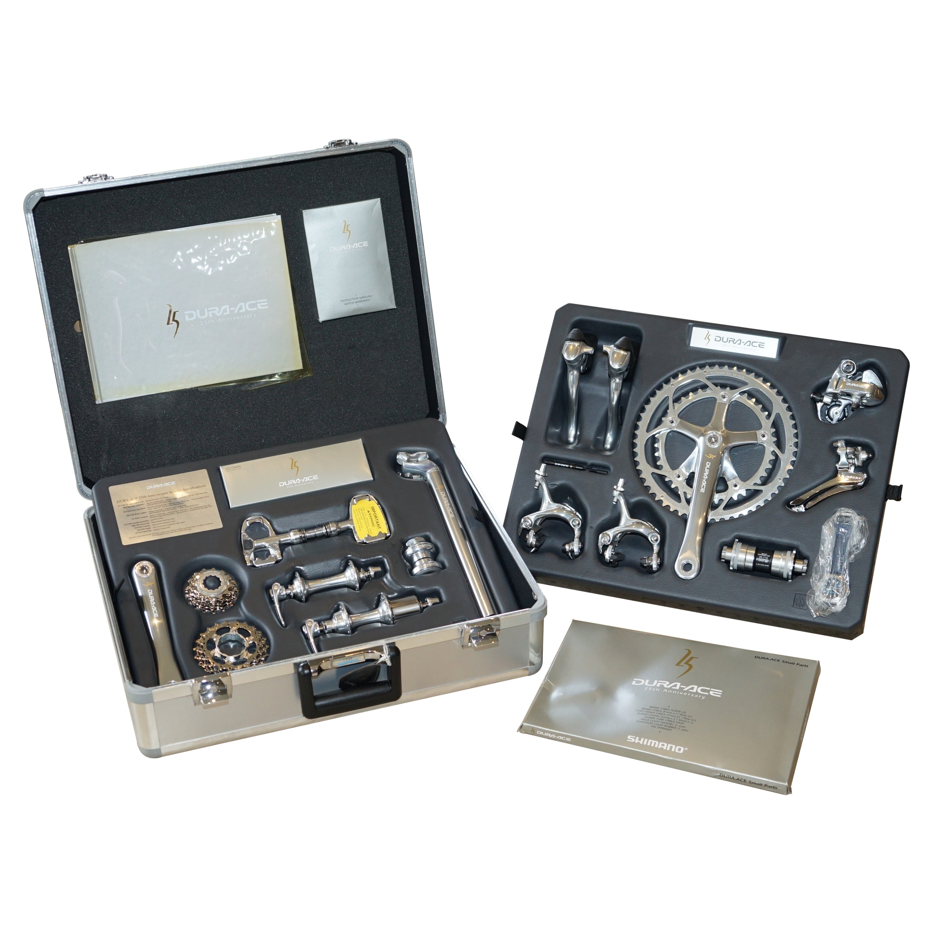 Nos 1998 Shimano Dura Ace 25th Anniversary Groupset incluso orologio e documenti in vendita