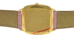 NOS Ladies Piaget Coussinet 18 Karat Solid Yellow Gold Mechanical Watch