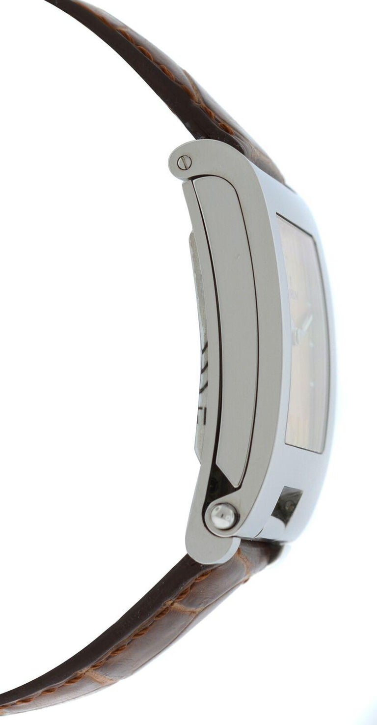 NOS Men's Corum Toboggan Transformer Steel Quartz Watch at 1stDibs