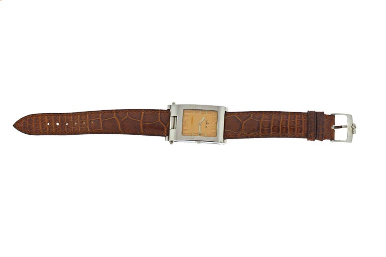 NOS Men's Corum Toboggan Transformer Steel Quartz Watch at 1stDibs