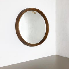 ¡NOS! Espejo original de cristal y madera de roble de los años 60, Made in Germany nº 2