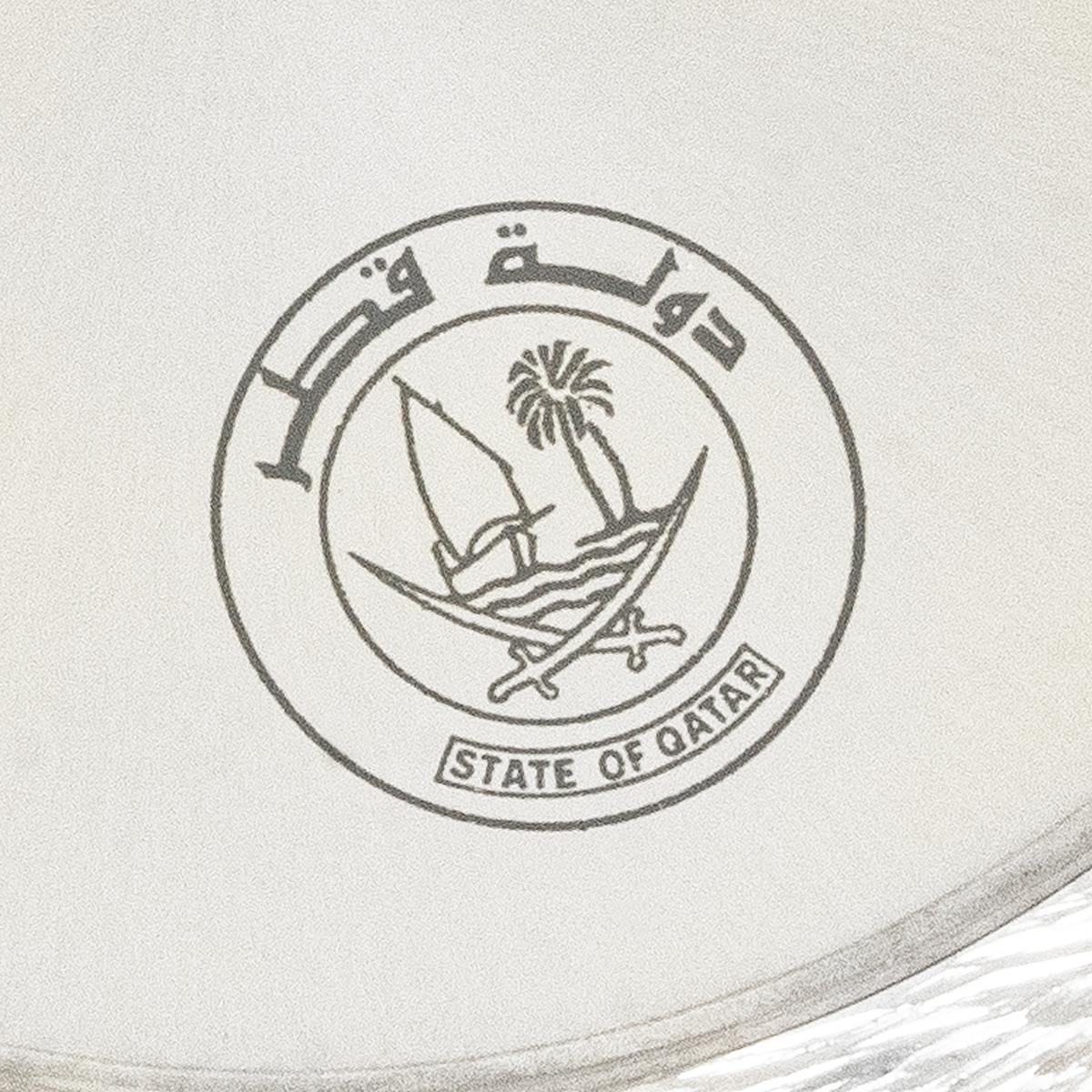 Women's or Men's NOS Piaget Ultra-Thin Automatic White Gold Qatar Crest Dial 13342 A6 For Sale