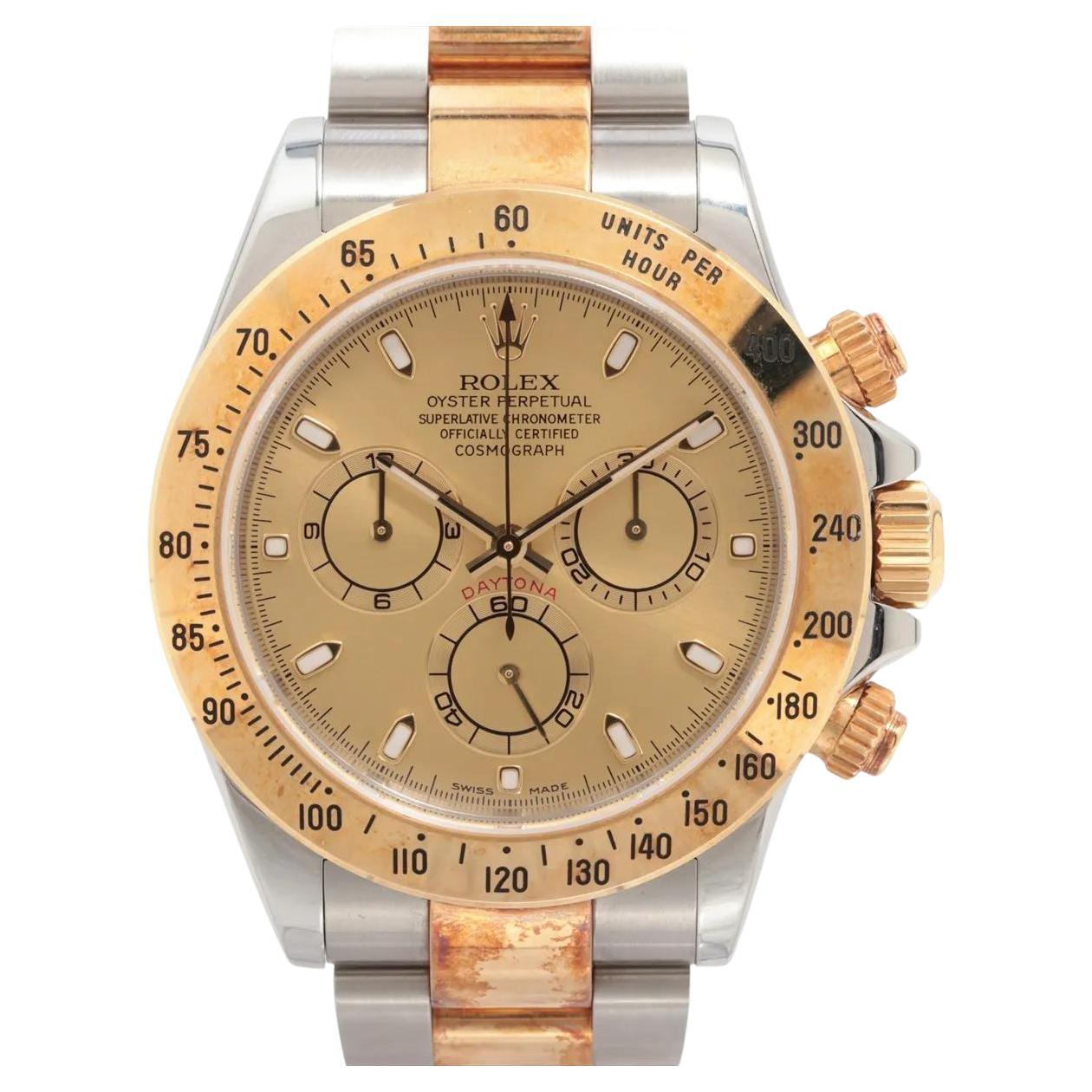 NOS Rolex Cosmograph Daytona 116523 Two-Tone Watch Box Booklets For Sale
