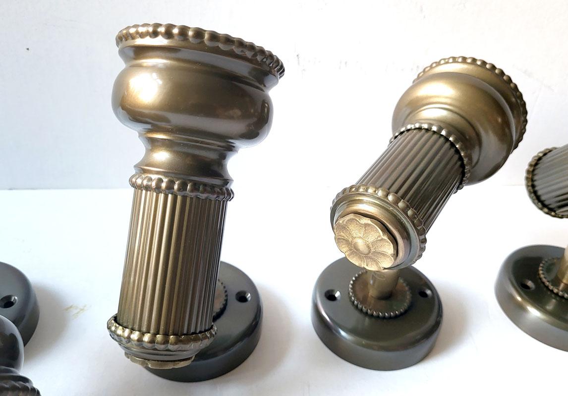 NOS Set of Five Modernist Ceiling or Wall Lights Sconces, Germany, 1960s In Good Condition For Sale In Berlin, DE