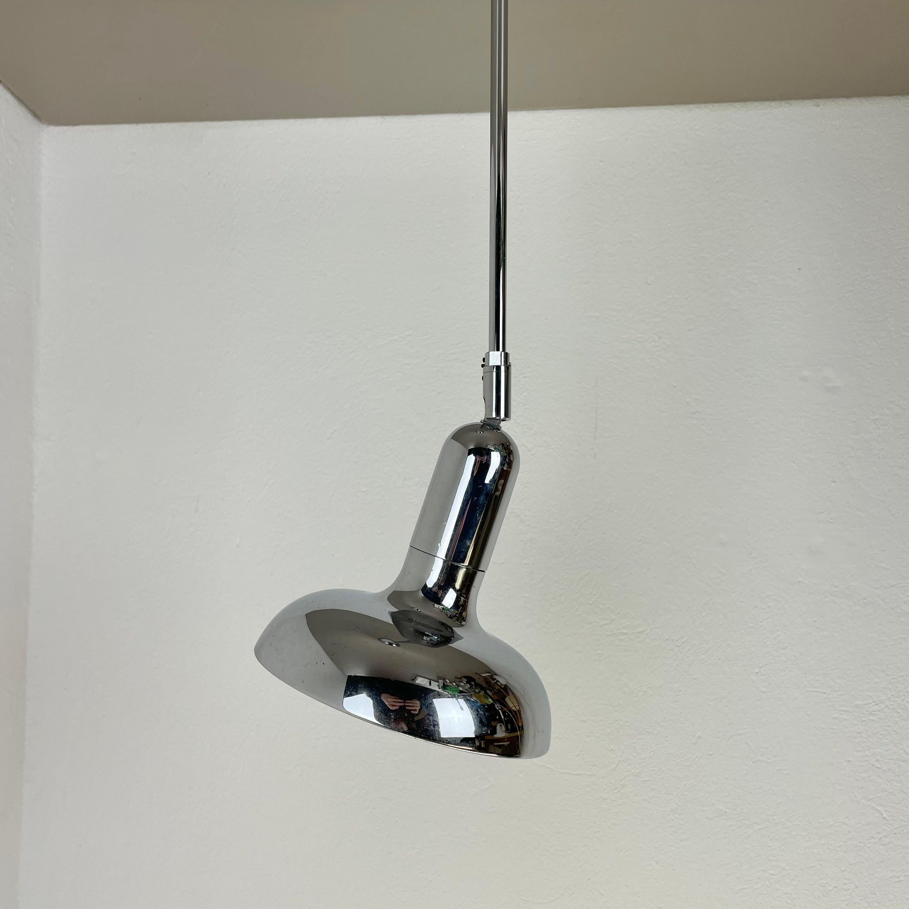 NOS! unique SPACE AGE chrome Spot Ceiling Light COSACK Lighting Germany, 1970 For Sale 4