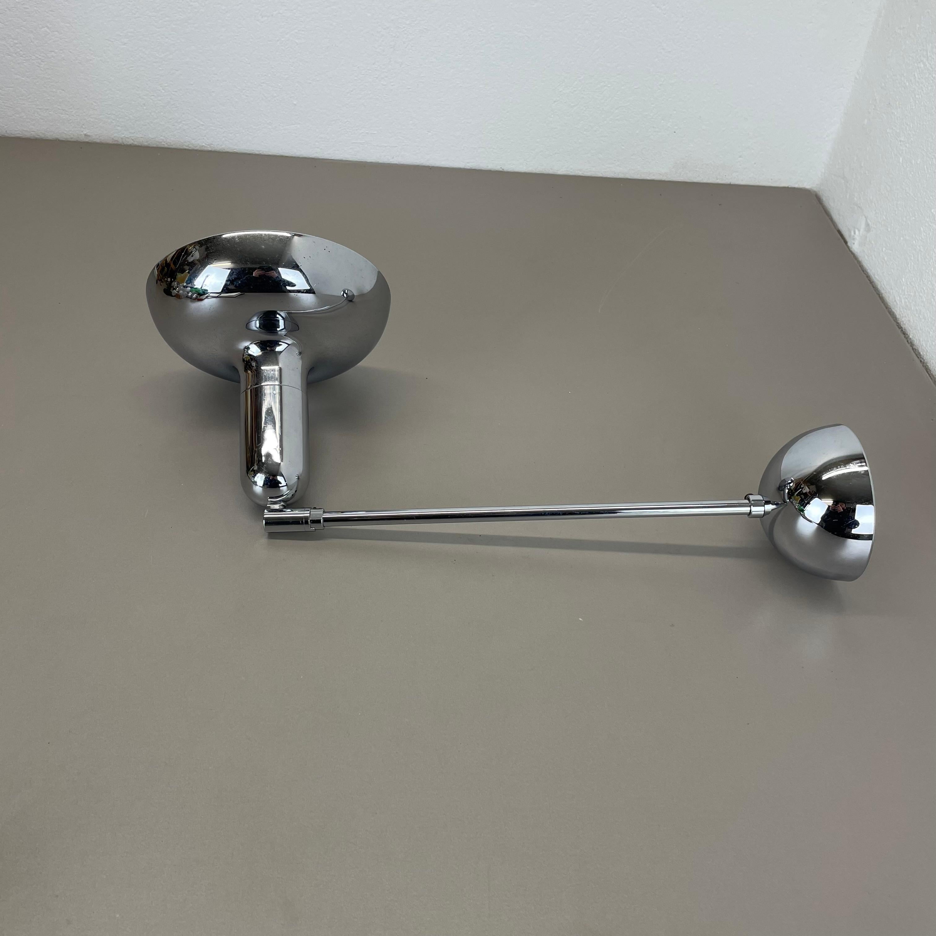 NOS! unique SPACE AGE chrome Spot Ceiling Light COSACK Lighting Germany, 1970 For Sale 6