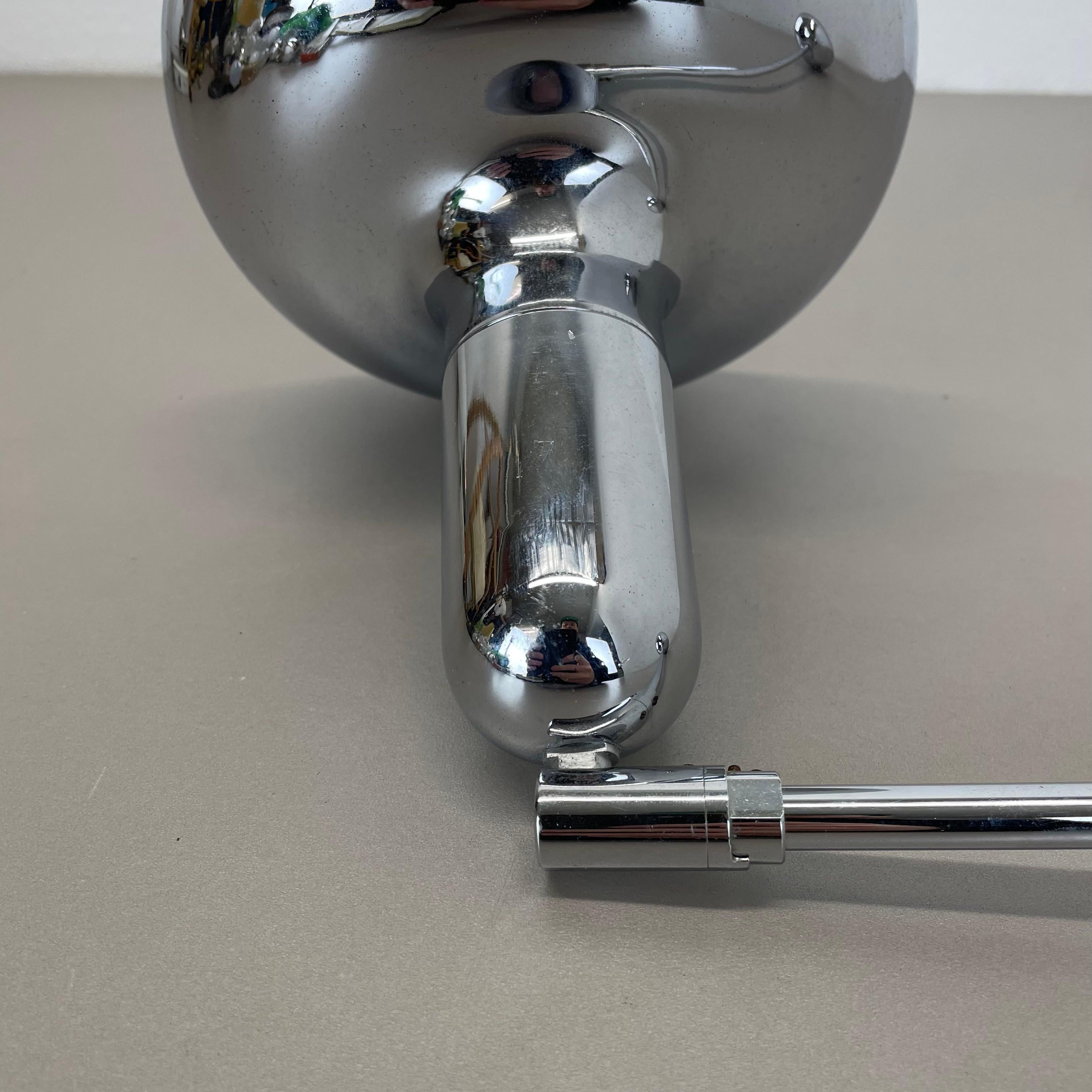 NOS! unique SPACE AGE chrome Spot Ceiling Light COSACK Lighting Germany, 1970 For Sale 7