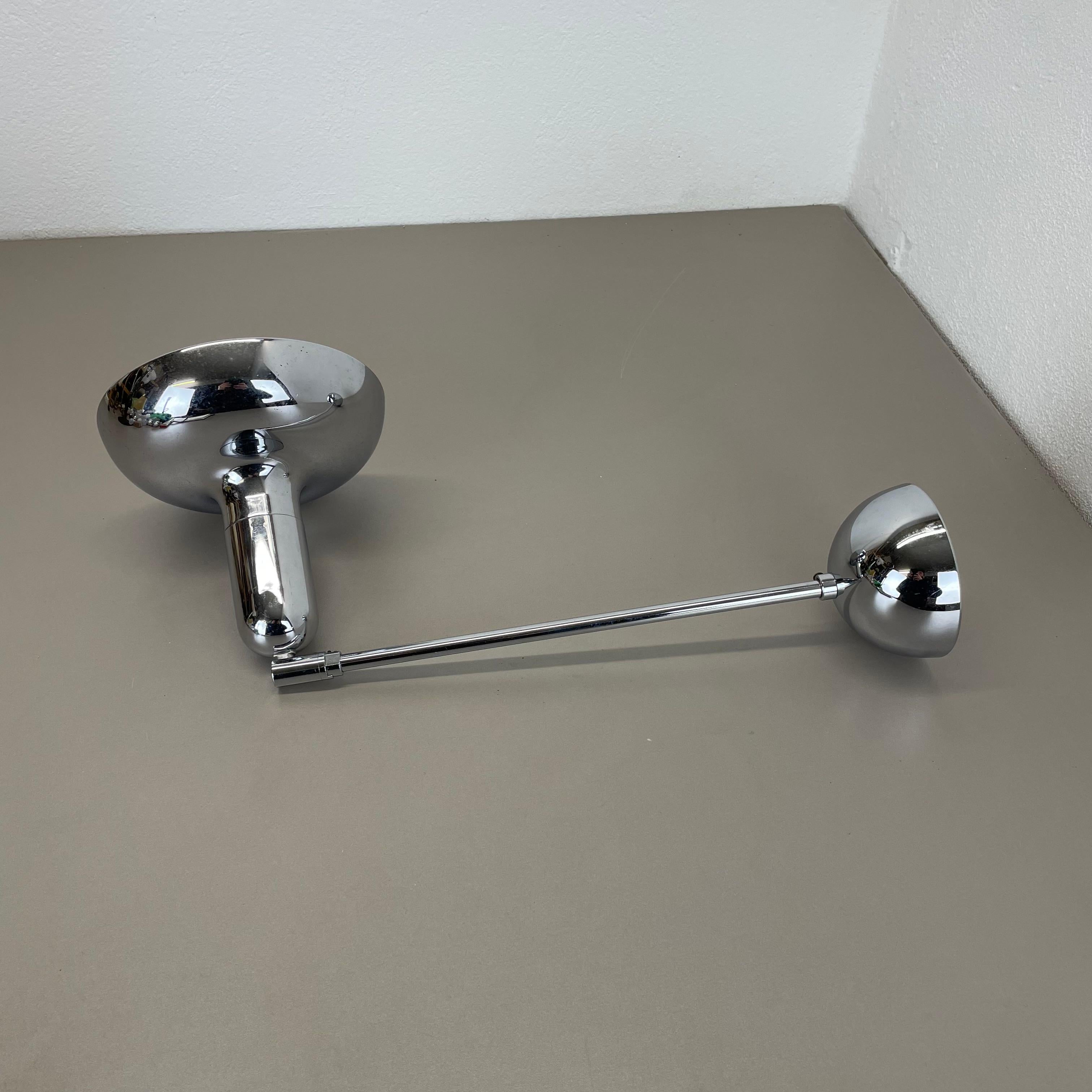 NOS! unique SPACE AGE chrome Spot Ceiling Light COSACK Lighting Germany, 1970 For Sale 9