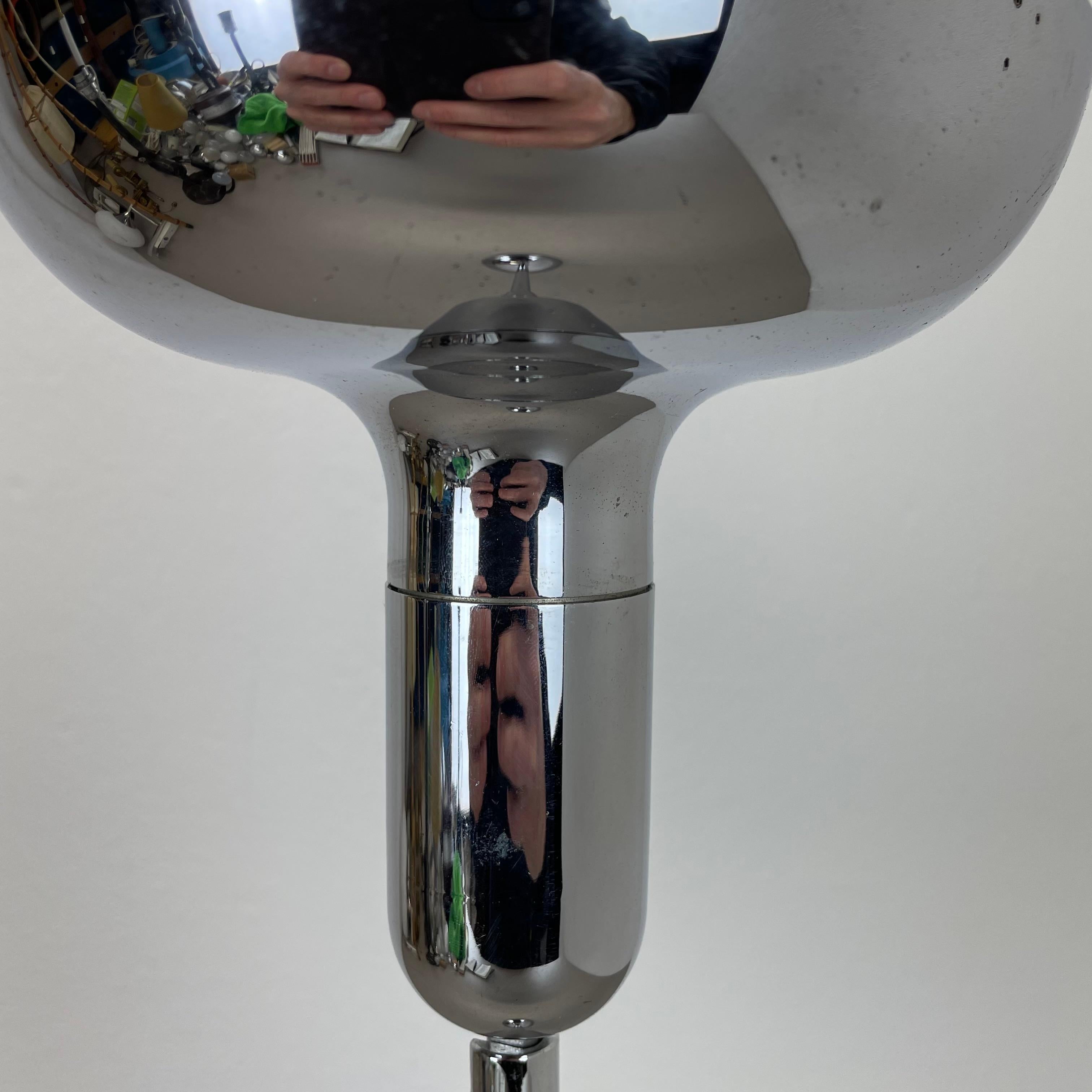 Metal NOS! unique SPACE AGE chrome Spot Ceiling Light COSACK Lighting Germany, 1970 For Sale
