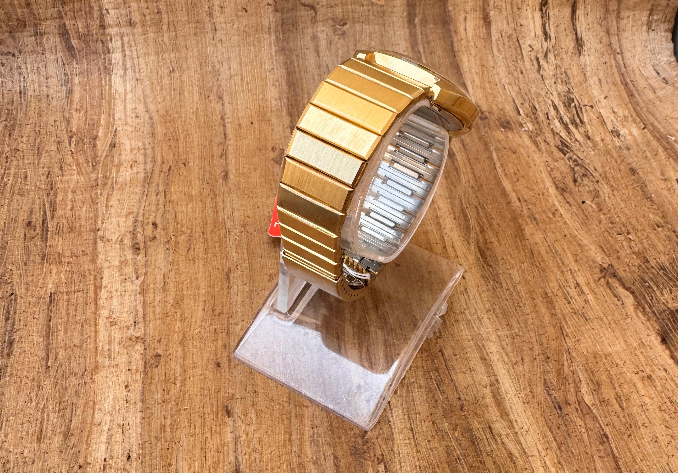 NOS  ZODIAC OLYMPOS 6136133168 Gold Plated Cal61A Automatic In Original Box For Sale 11