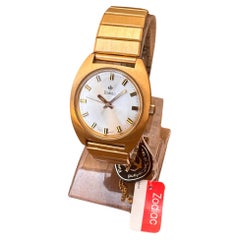 NOS  ZODIAC OLYMPOS 6136133168 Gold Plated Cal61A Automatic In Original Box