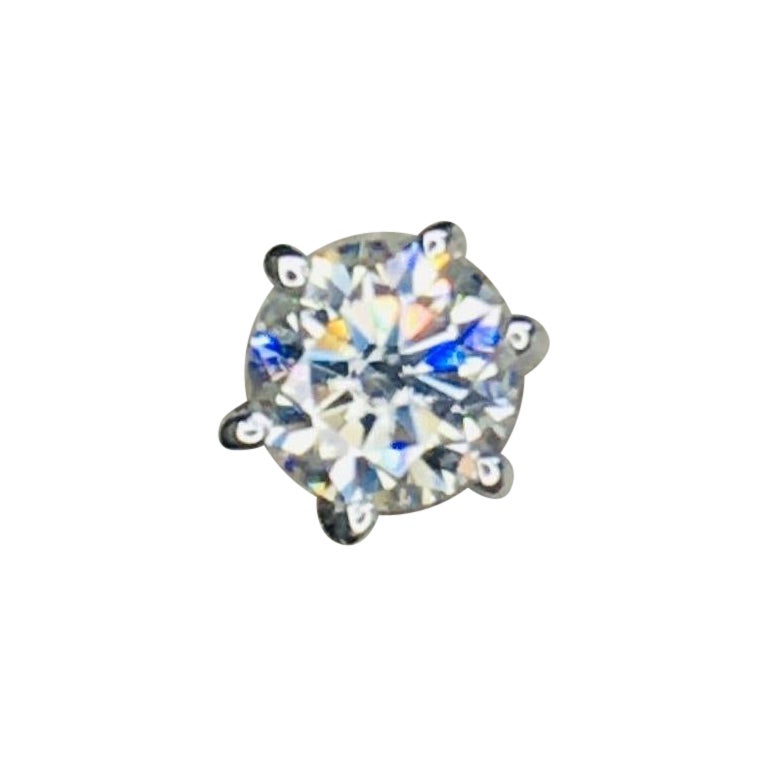Nose Screw Piercing 925 Silver Single Moissanite Nose Stud.