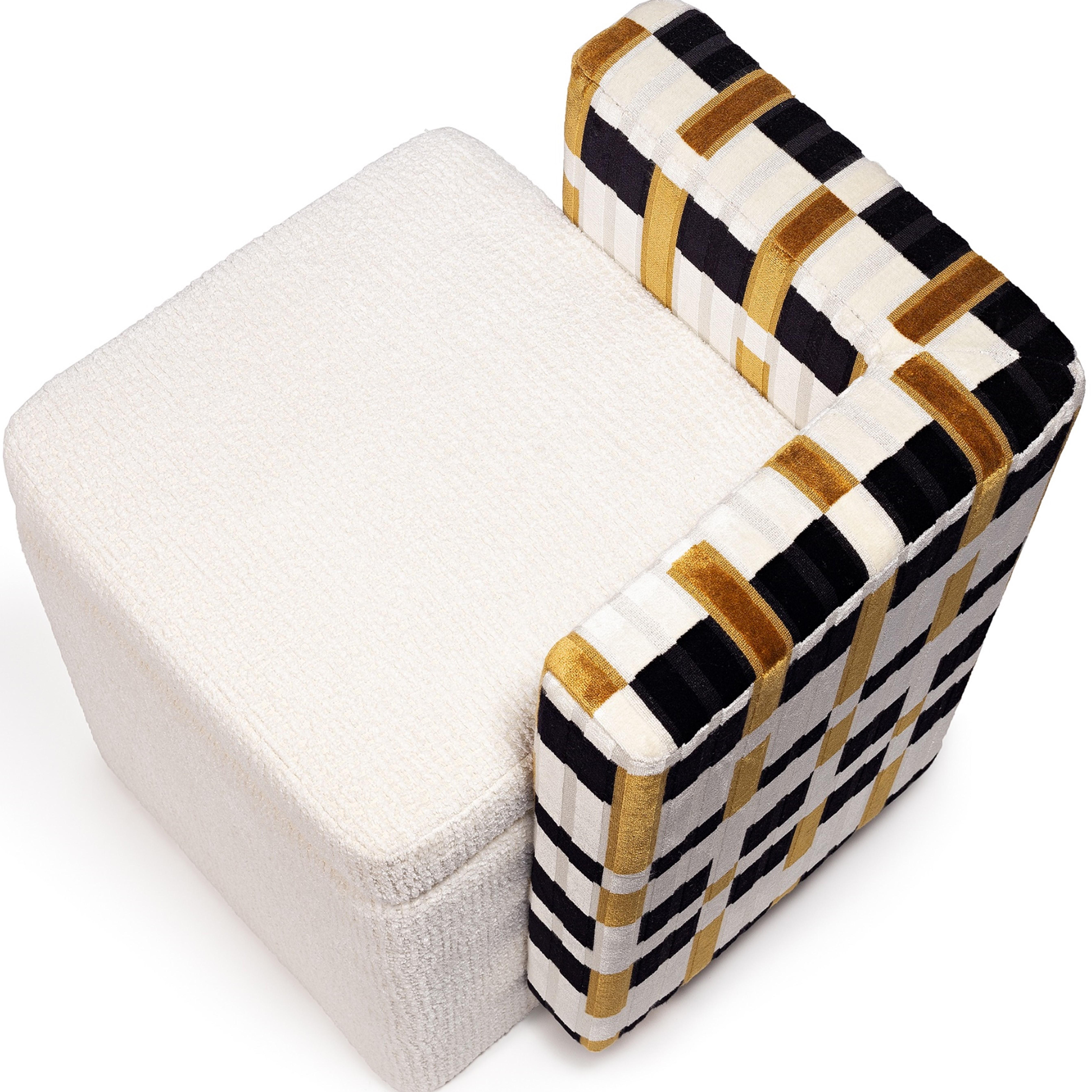 Hand-Crafted Not a Cube Stool, COM, InsidherLand by Joana Santos Barbosa For Sale