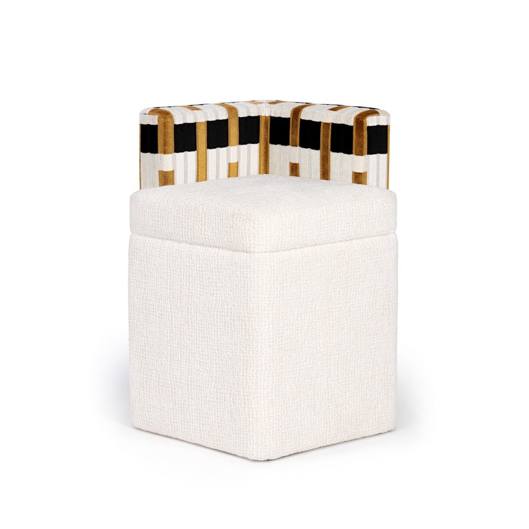 Modern Not a Cube Stool, InsidherLand by Joana Santos Barbosa For Sale