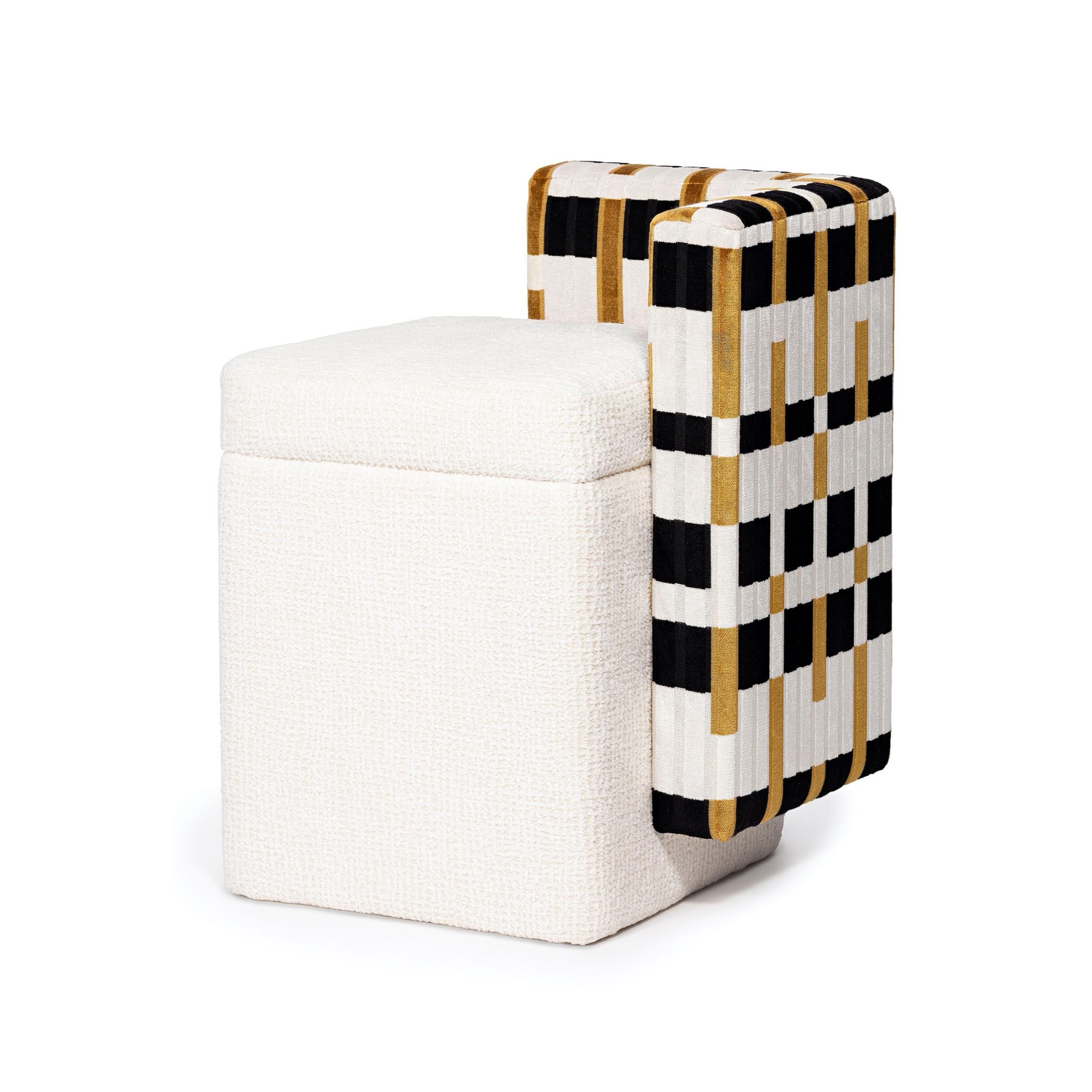 Modern Not a Cube Stool, InsidherLand by Joana Santos Barbosa For Sale