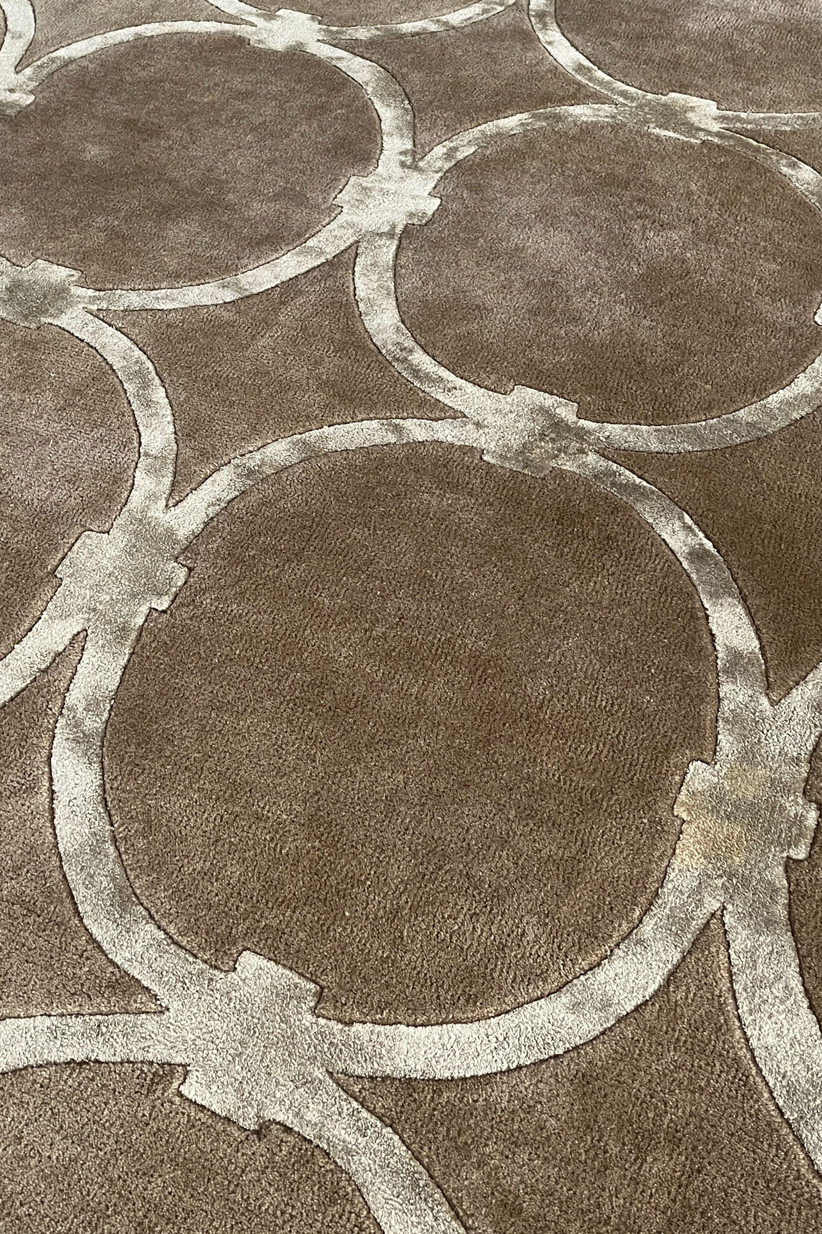 Nicht laut. Einfach unmöglich zu ignorieren. Handgefertigte Luxus Rom Bereich Teppich 9 x 12 Ft im Angebot 2