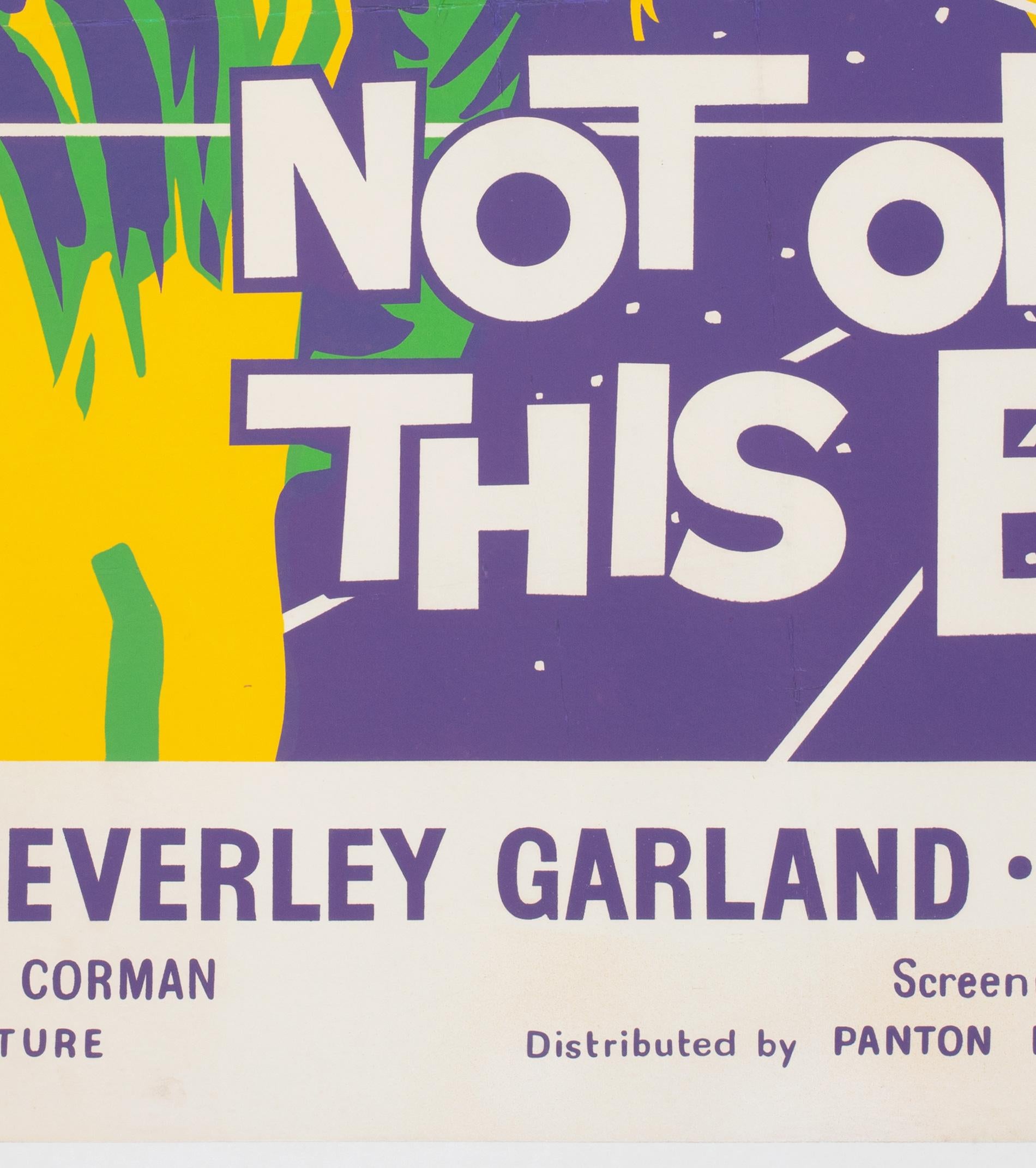 Not of This Earth 1957 UK Quad Film Poster For Sale 1