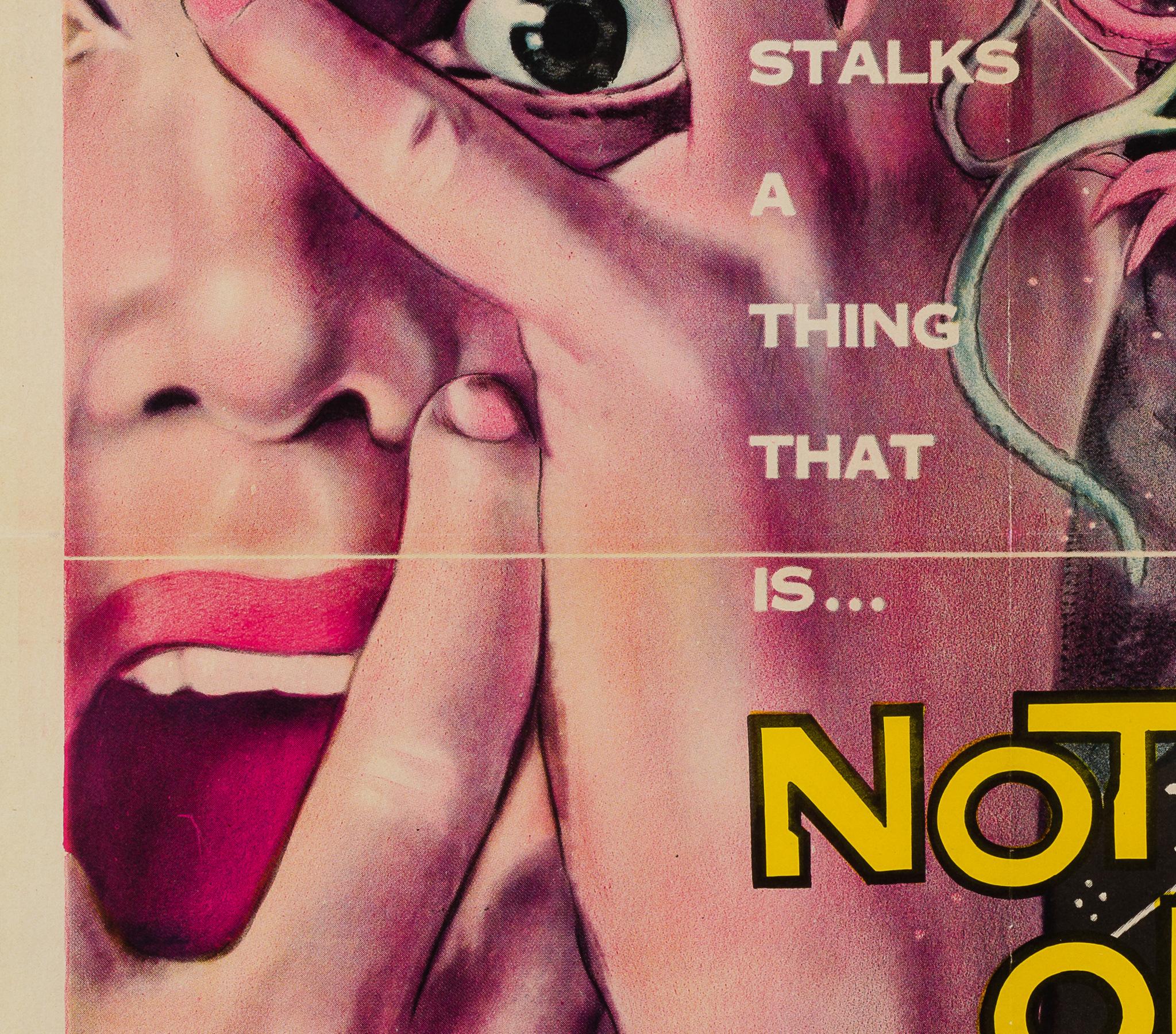 Not of This Earth Original US Film Poster, Albert Kallis, 1957 In Excellent Condition In Bath, Somerset