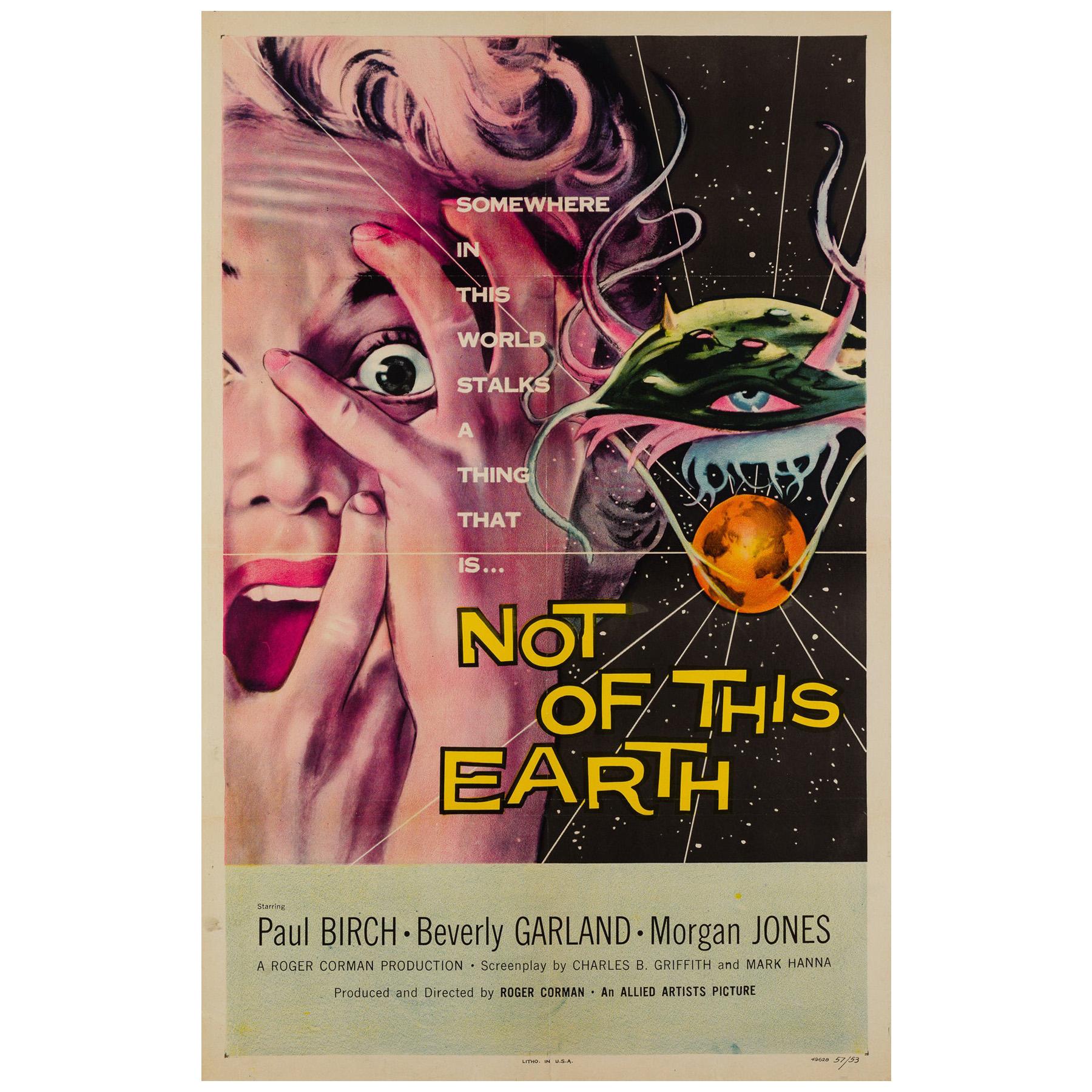 Not of This Earth Original US Film Poster, Albert Kallis, 1957