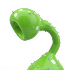 Lámpara «Not So Big» verde, iluminación contemporánea, fabricada en Canadá