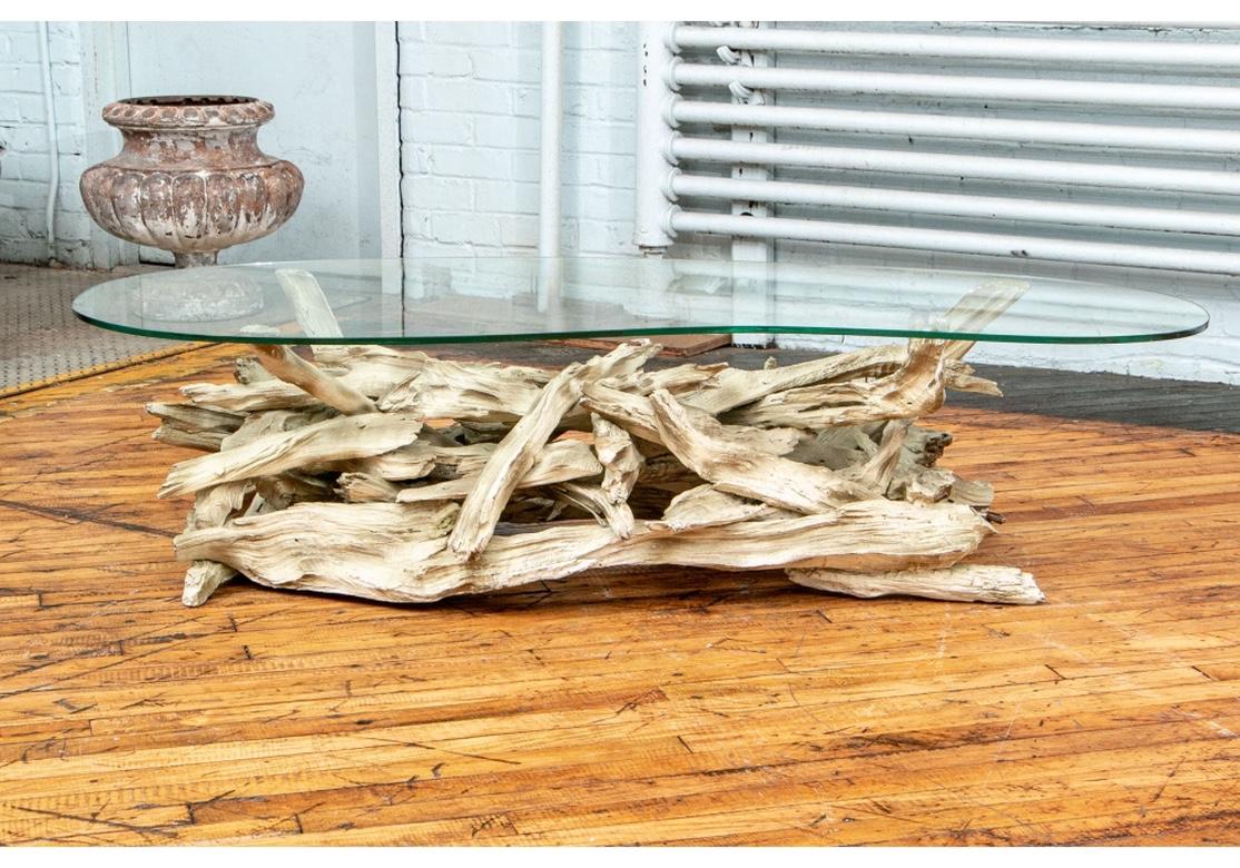 Notable Mid Century Driftwood Top Cocktail Table 2