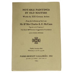 Dipinti notevoli di antichi maestri: dal defunto signor e signora Charles E. F. A. McCann
