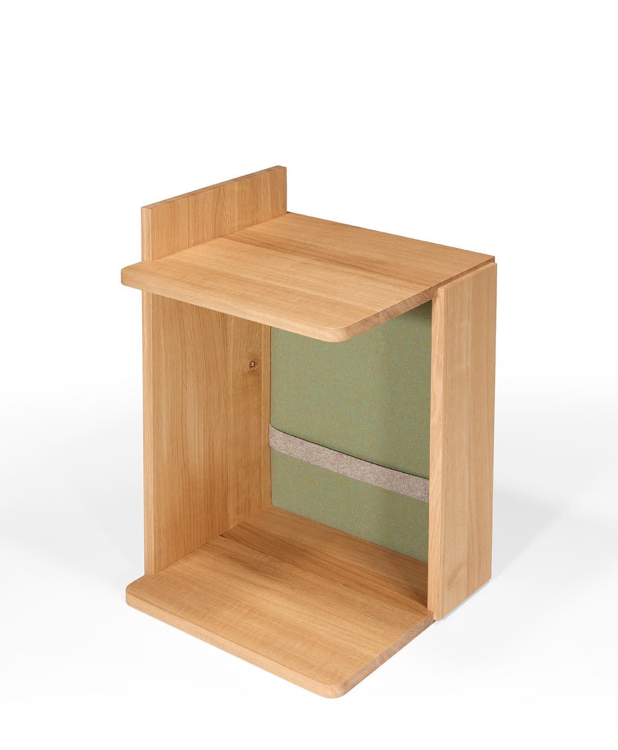 Modern Notch Side Table For Sale