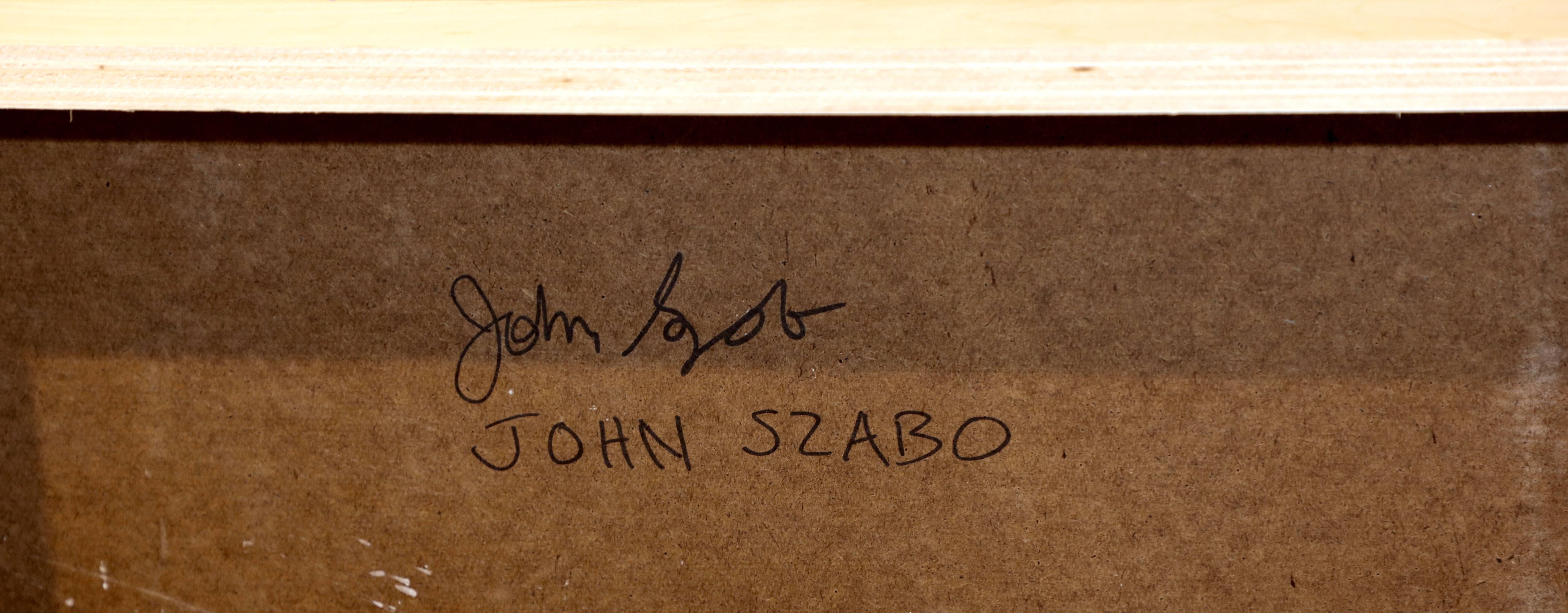 Bemerkenswertes Diptychon des kalifornischen Künstlers John Szabo (21. Jahrhundert und zeitgenössisch) im Angebot