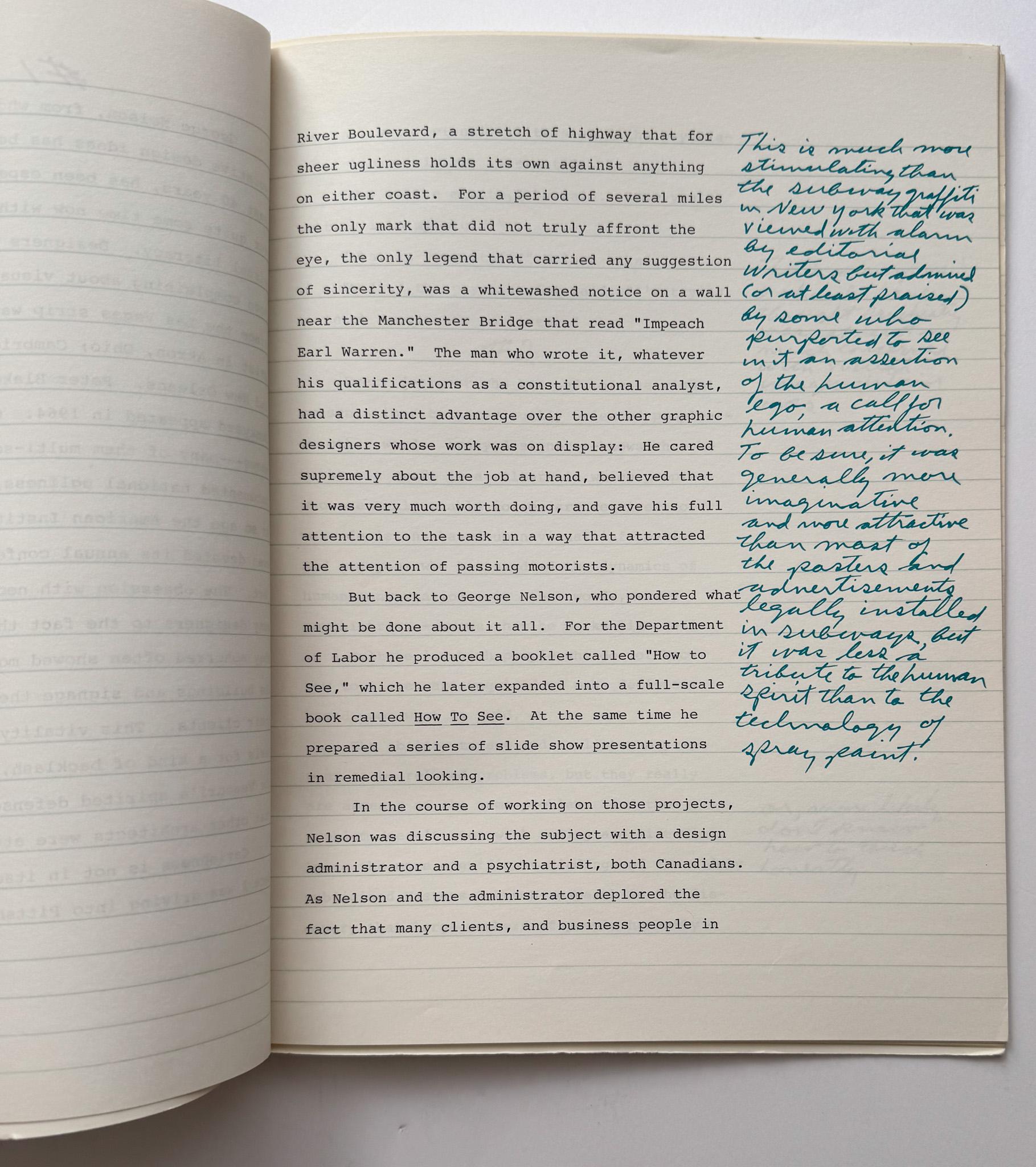 Note su tensione, connessione, attenzione, omissione (Herman Miller, 1978) in vendita 2
