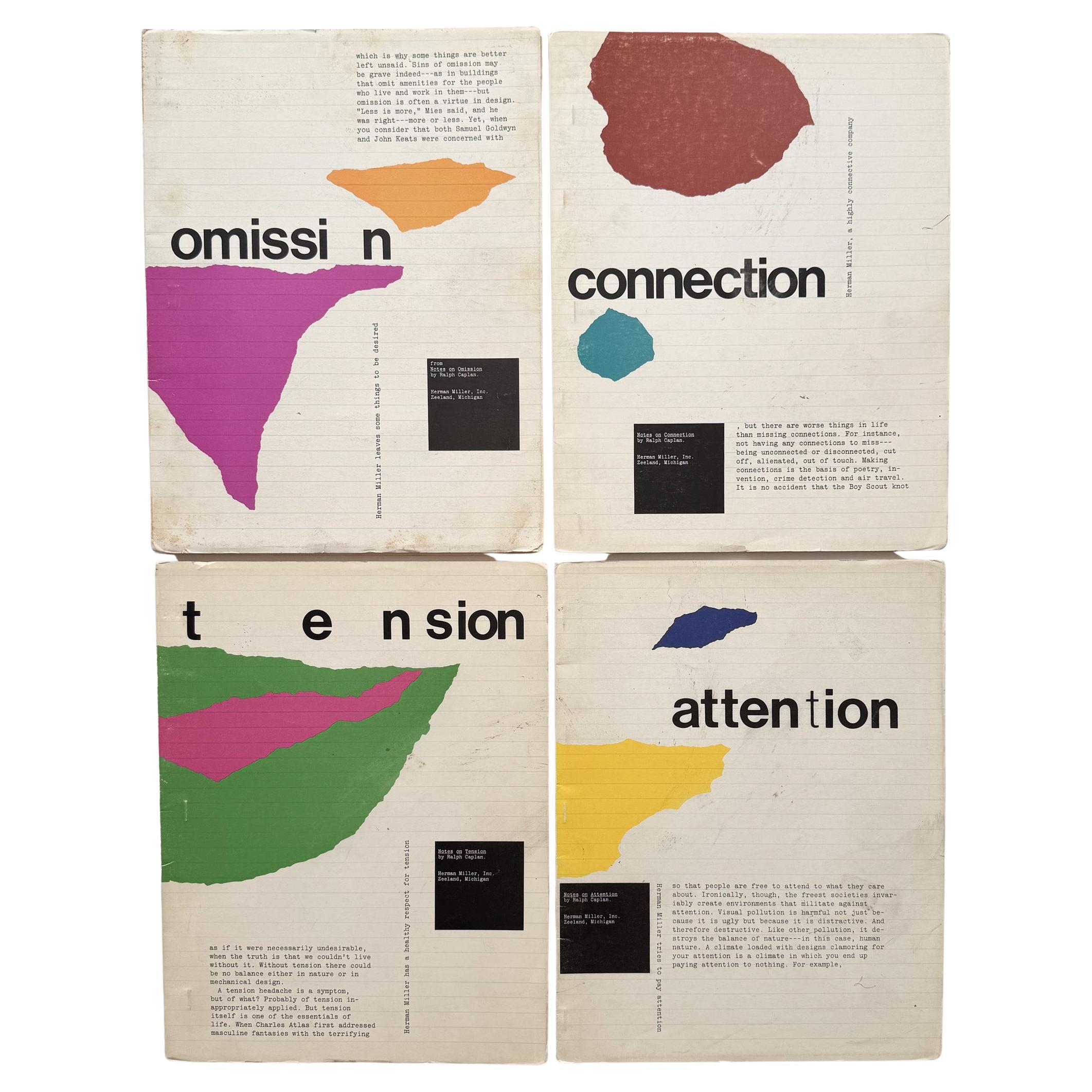 Note su tensione, connessione, attenzione, omissione (Herman Miller, 1978) in vendita